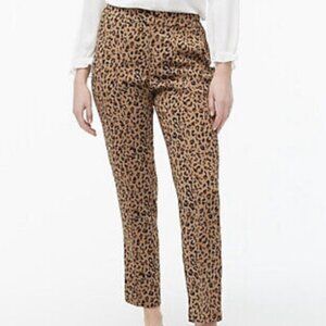J Crew Jamie Pant Leopard Print